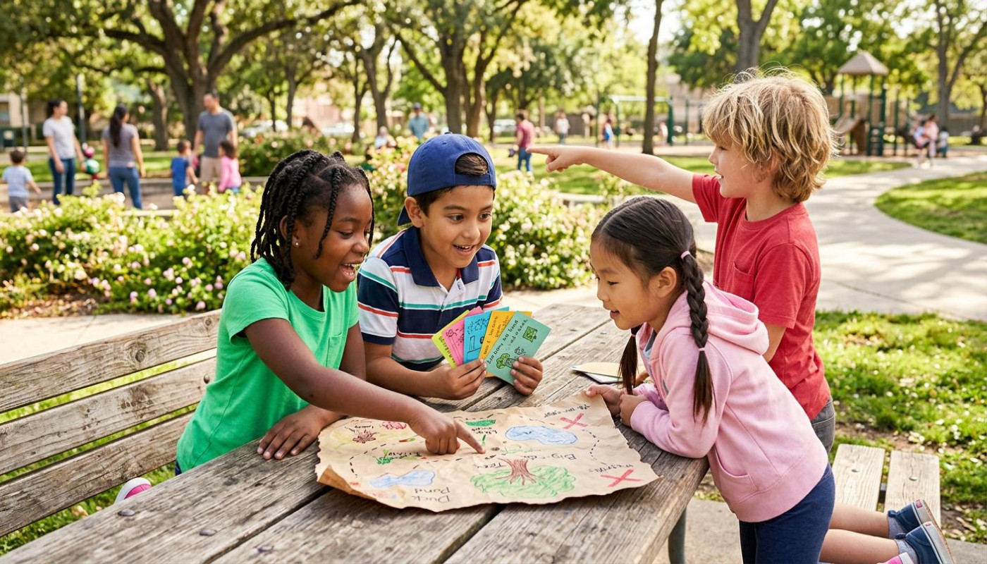 Comment organiser une chasse au trésor thématique pour enfants de différents âges ?